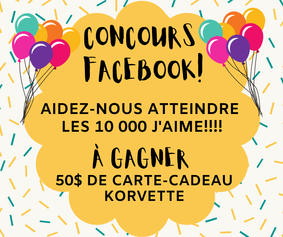 Gagnez 50 en cartecadeau chez Korvette ! Quebec Rabais Gratuits