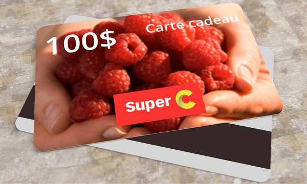 Gagnez Une Carte Cadeau Picerie Super C De Quebec Rabais