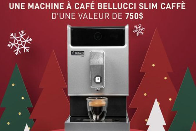 Gagnez Une Machine Caf Slim Caff De Bellucci De Quebec