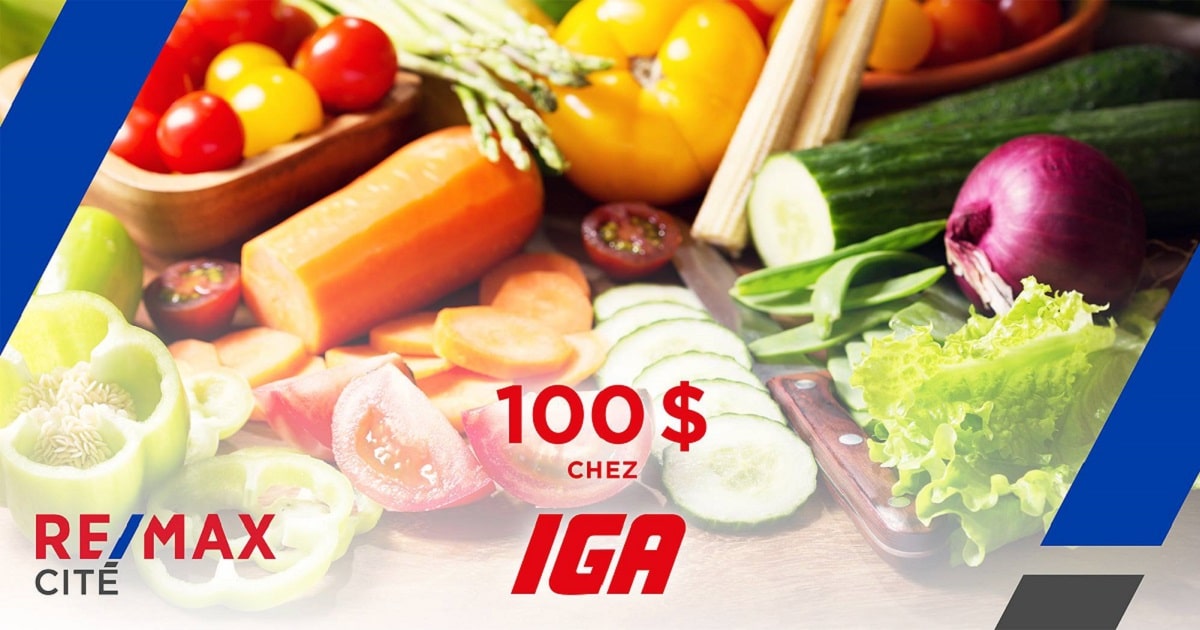 Gagnez une carte-cadeau de 100$ chez IGA !