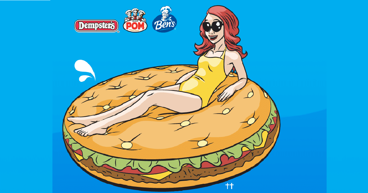 Obtenez un Hamburger gonflable gratuit de 35$