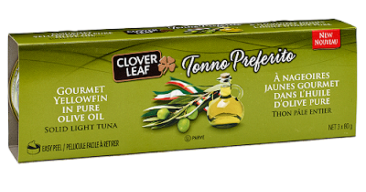 Coupon rabaisde 2$ sur le thon tonno Preferito de Clover Leaf!