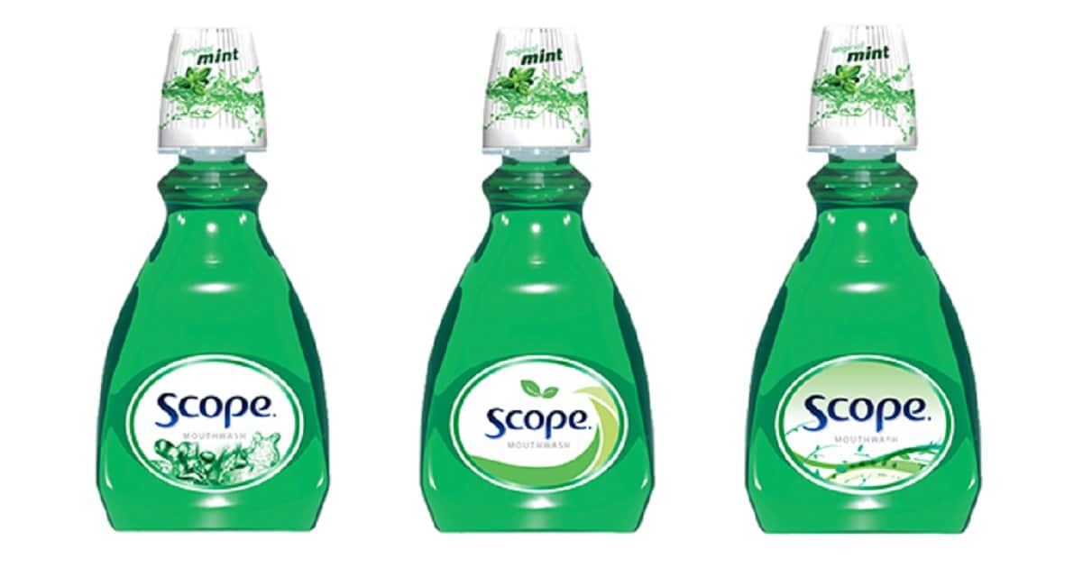 Gratuit :des rince-bouche Scope de Crest !