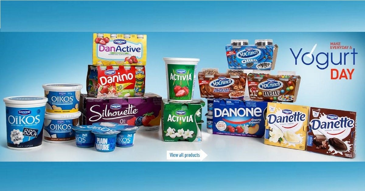 Nouveau :50$ de rabais sur vos produits Danone !